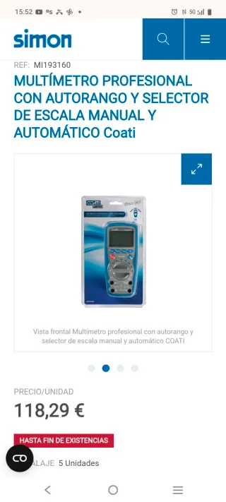 Multímetro Profesional Coati DT-9917T