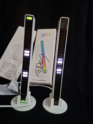 2 Mini Barras LED Rítmicas Música