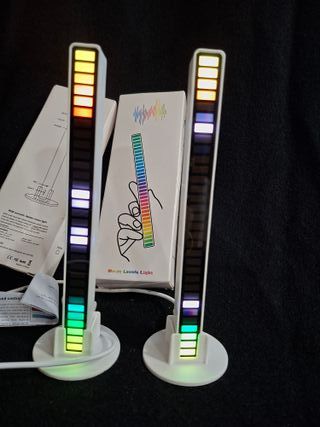 2 Mini Barras LED Rítmicas Música