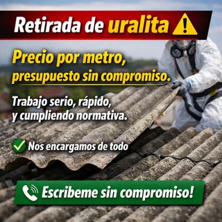 Retiradas de uralita mas economicas del mercado!