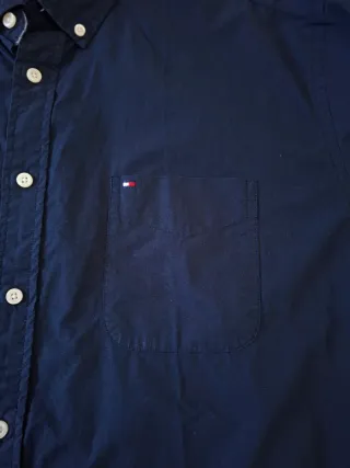 Camisa Tommy Hilfiger XL Classic Fit - Azul Marino