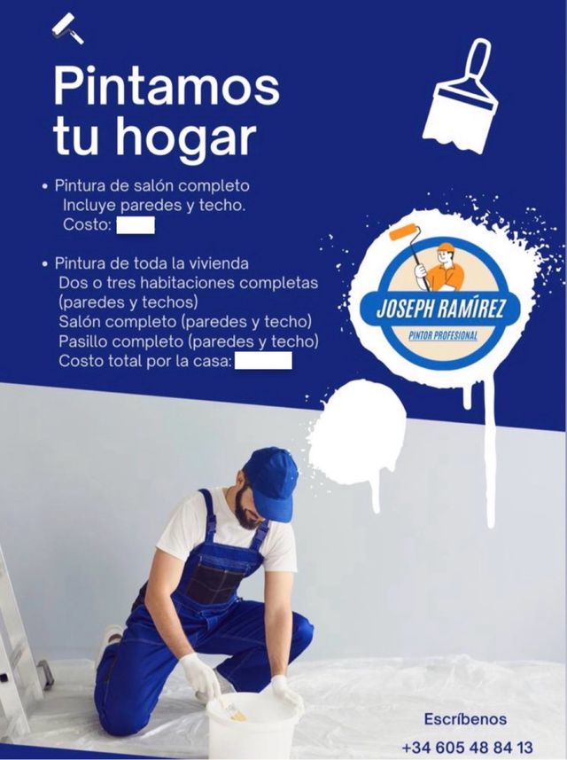Servicio de pintura de interiores