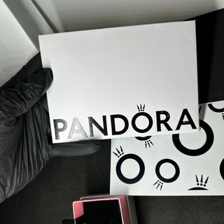 Anillo Pandora Corazón Cristal Plata