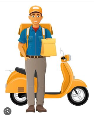 Repartidor con moto propia