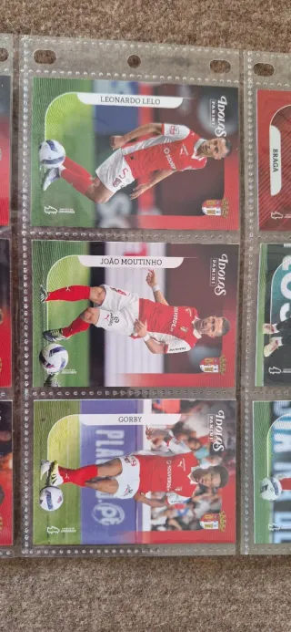 Coleção Cartas Futebol Panini Idolos Braga
