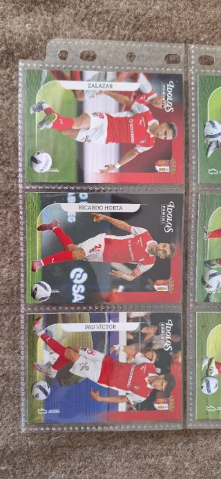 Coleção Cartas Futebol Panini Idolos Braga