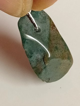 Ciondolo diaspro verde