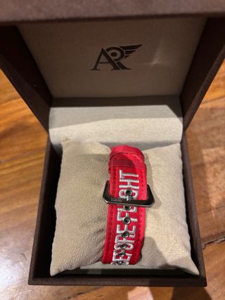 Reloj Aviador Cronógrafo Rojo y Negro