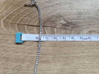 Pulsera circonita plata