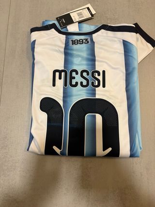 Camisola Argentina Messi Manga Comprida L