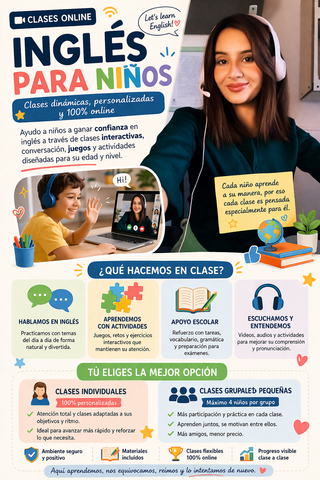 Clases de Inglés para niños