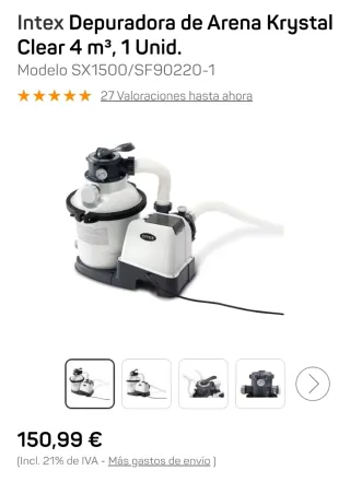 Depuradora Arena Intex Piscina SF90220-1