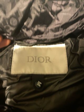 Giubbino Dior Monogram Nero Grigio