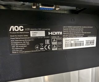 Monitor Curvo Gaming 24” AOC C24G1