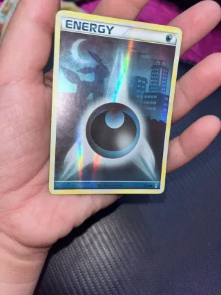 Carta Energia Oscurità Umbreon Holo Reverse eng