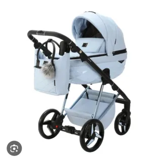 Carro de bebé 4 piezas azul