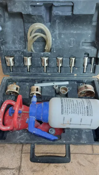 Kit Brocas Diamante + Taladro Perforador