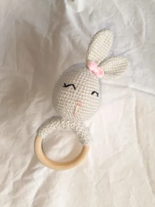 Conjunto conejitos crochet bebé