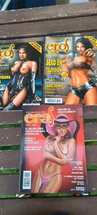 LOTE REVISTA ADULTOS WET COMIX