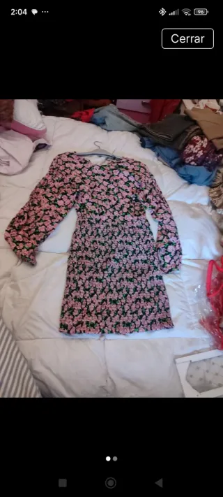 Vestido Zara floral S