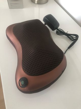 Almohada Masajeador Eléctrico Marrón