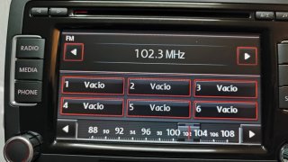 Radio CD Volkswagen RCD510 Blaupunkt.
