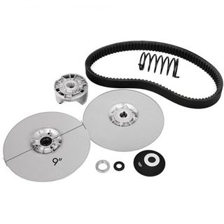 Kit de embrague trasero para carrito de golf Yamaha Gas G2-G22 1985+ Kit de embrague secundario con correa JN6-G6201-03 JN6-G6201-04, Plata