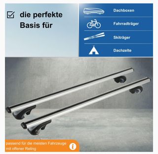 Soporte básico para vehículos con rieles de techo