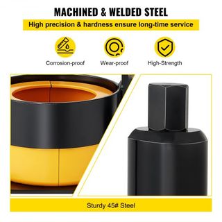 Extractor de Rodamientos de Carcasa y Piñón, Compatible con Rodamientos Dana 30, 40, 60, 70, Ford 9" Herramienta Extractora de Piñón con 2 Clamshells, Extractor de Rodamientos de Carcasa de Acero ...