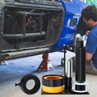 Extractor de Rodamientos de Carcasa y Piñón, Compatible con Rodamientos Dana 30, 40, 60, 70, Ford 9" Herramienta Extractora de Piñón con 2 Clamshells, Extractor de Rodamientos de Carcasa de Acero ...