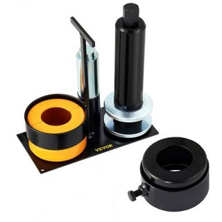 Extractor de Rodamientos de Carcasa y Piñón, Compatible con Rodamientos Dana 30, 40, 60, 70, Ford 9" Herramienta Extractora de Piñón con 2 Clamshells, Extractor de Rodamientos de Carcasa de Acero ...