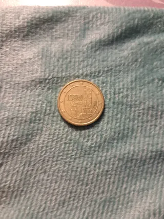 Moneda 10 céntimos Euro 2008