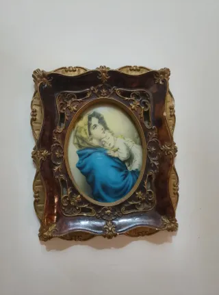Antico quadro Madonna con Bambino