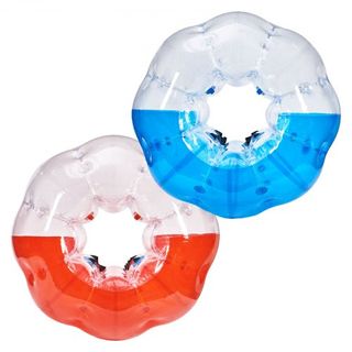 Bolas Inflables de Bumper 2-Pack, Bolas Zorb Sumo de 5FT/1.5M para Adolescentes y Adultos, Bolas de Burbuja Humana de PVC de 0.8mm para Juegos de Equipo al Aire Libre, Juguetes Bumper Bopper para ...