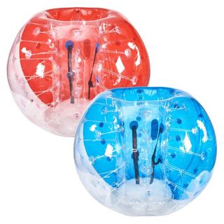 Bolas Inflables de Bumper 2-Pack, Bolas Zorb Sumo de 5FT/1.5M para Adolescentes y Adultos, Bolas de Burbuja Humana de PVC de 0.8mm para Juegos de Equipo al Aire Libre, Juguetes Bumper Bopper para ...