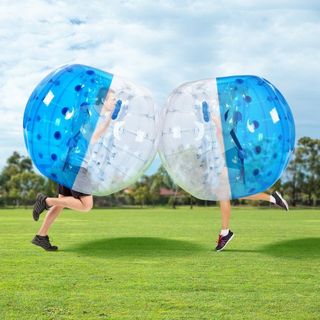 Bola Inflable de Choque 1-Pack, 5FT/1.5M Bolas Zorb Sumo para Adolescentes y Adultos, Bolas de Burbuja Humana de PVC de 0.8mm de Grosor para Juegos de Equipo al Aire Libre, Juguetes de Golpeador d...