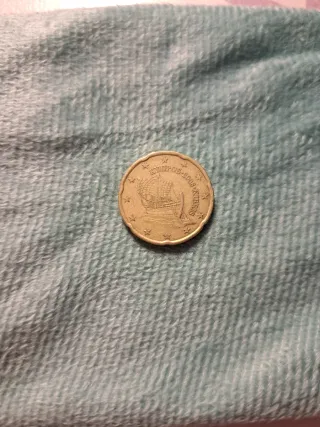 Moneda 20 céntimos Chipre 2008