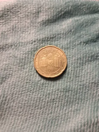 Moneda 20 céntimos Euro 2011