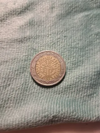 Moneda 2 Euros Francia 2000