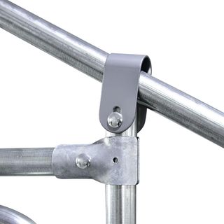 Gallinero Exterior Con Estructura Galvanizada Y Red Hexagonal, Gallinero Para Gallinas De Exterior Con Cubierta De Tela Impermeable Para 4-6 Pollos, Patos Y Conejos, 3X2X2M