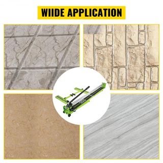 Cortadora de Azulejos Manual de 47 Pulgadas, Máquina de Corte de Azulejos de 1.4 Pulgadas, Cortadora de Azulejos de Cerámica y Porcelana con Guía Láser, Estructura de Acero al Carbono y Ruedas de ...