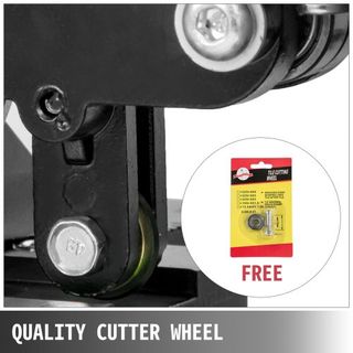 Cortadora de Azulejos Manual de 31.5 Pulgadas Cortadora de Azulejos de 1.4 Pulgadas Máquina de Corte de Azulejos Cerámicos y Porcelánicos con Guía Láser Estructura de Acero y Ruedas de Corte de Re...