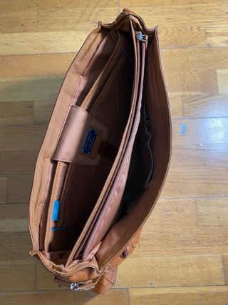 Maletín Piquadro Piel Marrón