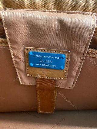 Maletín Piquadro Piel Marrón