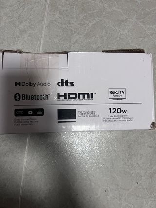 Barra Sonido Hisense HS250G 120W Negro