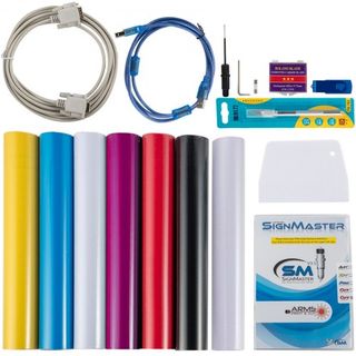 Máquina de Corte de Vinilo, Impresora de Vinilo de 375 mm, Plotter Impresora con Alimentación Máxima de Papel de 14 pulgadas con Fuerza y Velocidad Ajustables para Fabricación de Señales Máquina C...