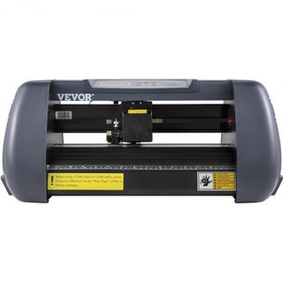 Máquina de Corte de Vinilo, Impresora de Vinilo de 375 mm, Plotter Impresora con Alimentación Máxima de Papel de 14 pulgadas con Fuerza y Velocidad Ajustables para Fabricación de Señales Máquina C...