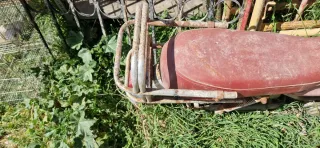 Porta equipajes moto antiguo