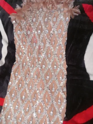 Vestido de fiesta dorado talla M