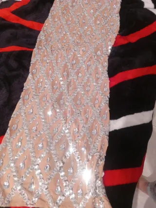 Vestido de fiesta dorado talla M